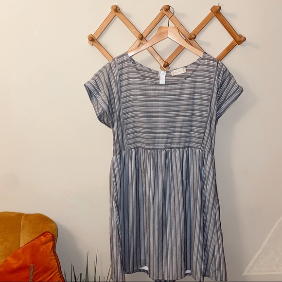 Altar’d State Striped Dress w/ Back Zipper - Picture 2 of 4